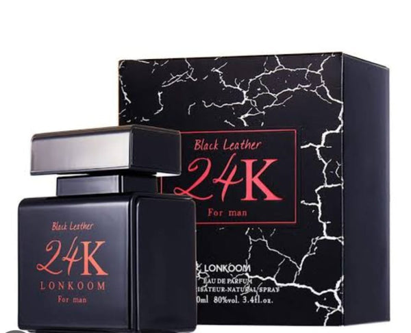 Black Leather 24K For Men 100ml